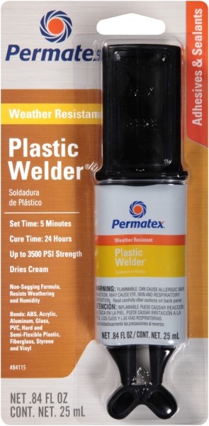 Permatex epoxylim för plast