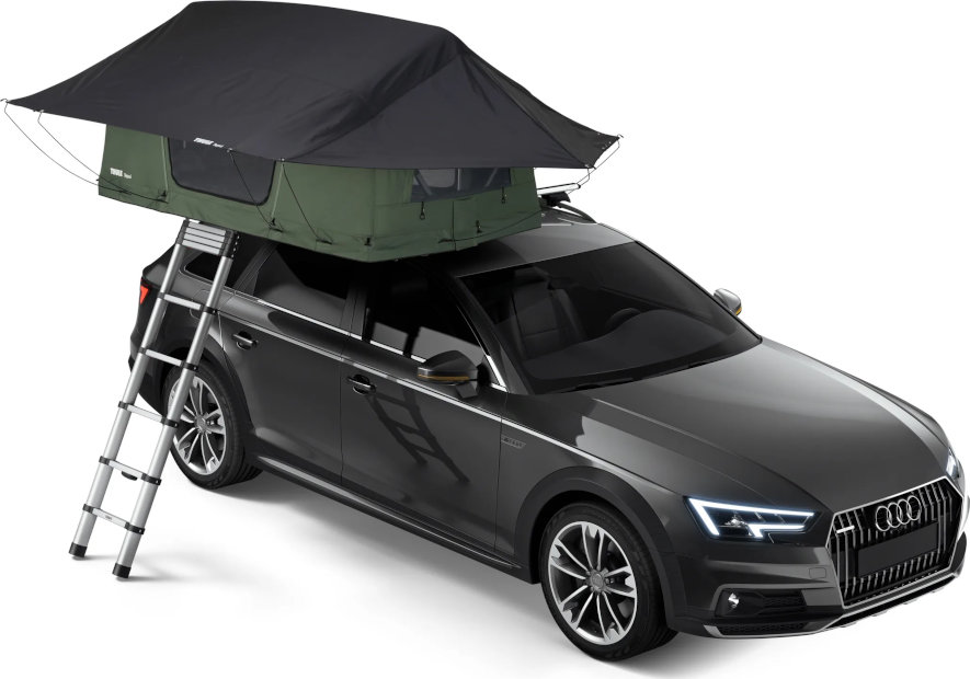 Thule taktält monterat på en Audi